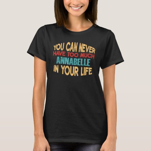 アナおもしろいベルパーソナライズされたTシャツ名Jok Tシャツ (正面)