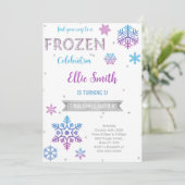 アナと雪の女王の誕生日招待状 招待状 (スタンド正面)