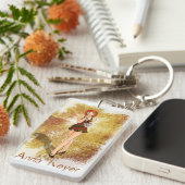 アナのキーヤのジャーナリスト キーホルダー (正面右)