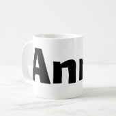 アナのマグ コーヒーマグカップ (正面左)