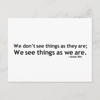 アナイスニンやる気を起こさせる見積 ポストカード