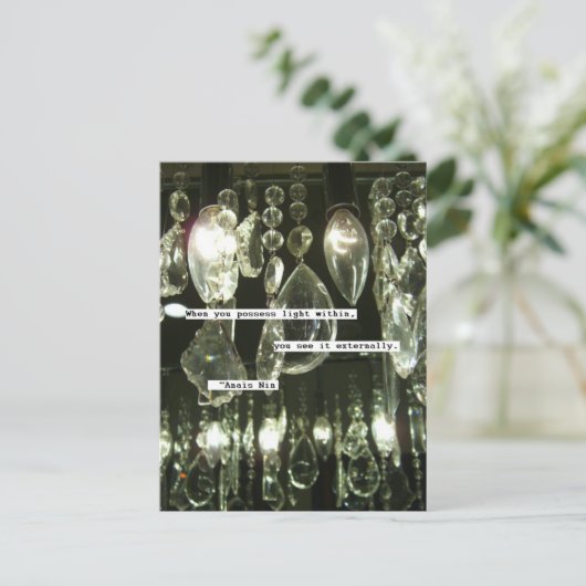 アナイスニン引用文 ポストカード (スタンド正面)