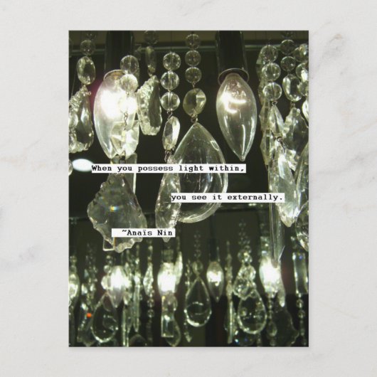 アナイスニン引用文 ポストカード (正面)