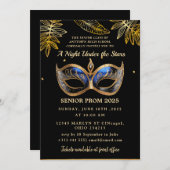 アナイトザスターズプロム金ゴールド 招待状 (正面/裏面)