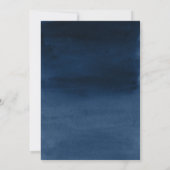 アナイトザスターズ金ゴールドネイビーブループロム 招待状 (裏面)