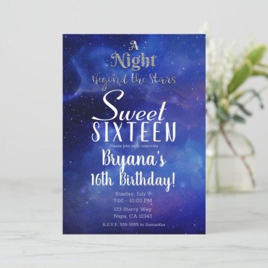 アナイトビヨンドザスタリースウィート16パーティー 招待状 (スタンド正面)
