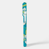 アナイナホウハワイアントロピカルフローラティール(緑がかった色) Case-Mate iPhoneケース (裏面 / 左)