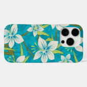 アナイナホウハワイアントロピカルフローラティール(緑がかった色) Case-Mate iPhoneケース (裏面 (横))