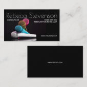 アナウンサーのShowmakerの歌手のカラオケのナイトクラブDJ 名刺 (正面/裏面)