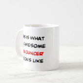 アナウンサー素晴らし、 コーヒーマグカップ (正面左)