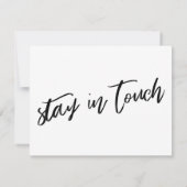 アナウンスカーカジュアルドを移動した手書き ノートカード (裏面)