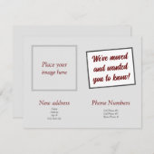 アナウンスカードを移動 招待状 (正面/裏面)