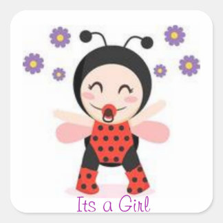 アナウンスシールまたはラベル スクエアシール