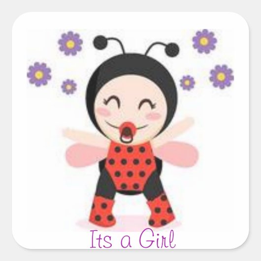 アナウンスシールまたはラベル スクエアシール (正面)