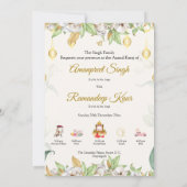 アナエレガントンド・カラジ招待カード 招待状 (裏面)