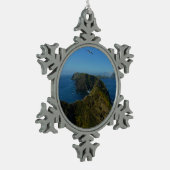 アナカパのインスピレーション・ポイントIチャンネル諸島 スノーフレークピューターオーナメント (左)