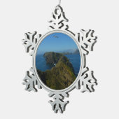 アナカパのインスピレーション・ポイントIチャンネル諸島 スノーフレークピューターオーナメント (右)