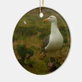 アナカパ島のカモメ セラミックオーナメント (左)