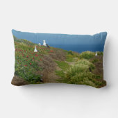 アナカパ島の花と貝殻 ランバークッション (裏面)