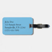 アナカパ島アットチャンネル諸島国立公園 ラゲッジタグ (裏面横)