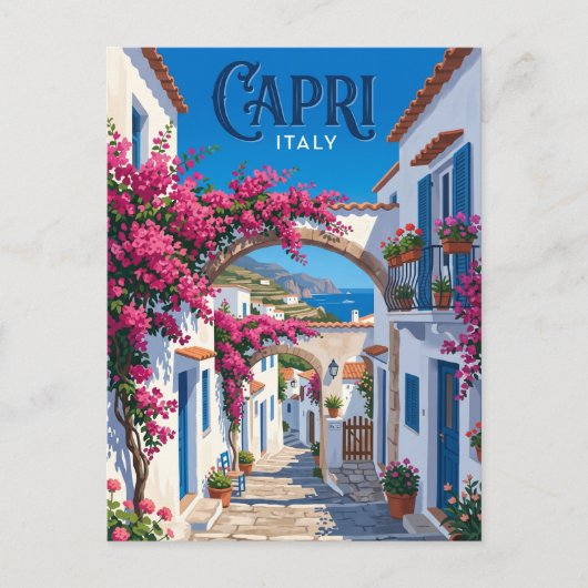 アナカプリ イタリア ポストカード (正面)