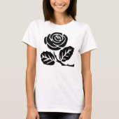 アナキスト黒バラタンク上部 Tシャツ (正面)