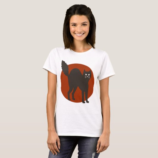 アナキスト黒猫エッセンシャル Tシャツ (正面フル)