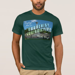 アナキスト·シアトルからご挨拶を!Tシャツ Tシャツ
