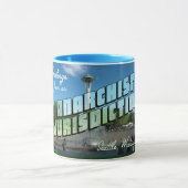 アナキスト・シアトルからの挨拶! マグカップ (中央)