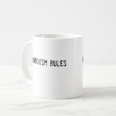 アナキズムの規則 コーヒーマグカップ (正面左)