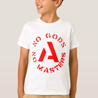 アナキズム-神無しマスター無し Tシャツ