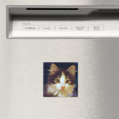 アナキン二脚猫かわいい子猫スクエアマグネット マグネット (インサイチュ (食洗機))