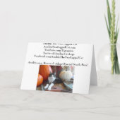 アナキン 二本足の猫 & パンプキンズ オータム キャット カード (裏面)