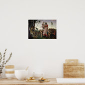 アナクレオン、バッカスとアフロディテ， 1848 ポスター (キッチン)