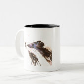 アナグマおよびのまわりに ツートーンマグカップ (正面左)