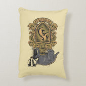 アナグマが付いているハリー・ポッターシリーズ| Hufflepuffの頂上 アクセントクッション (裏面(縦))