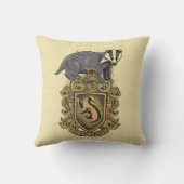アナグマが付いているハリー・ポッターシリーズ| Hufflepuffの頂上 クッション (裏面)