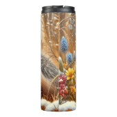 アナグマとスパロウ自然野生動物素朴 タンブラー (裏面)