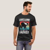 アナグマのようにすごいアナグマ Tシャツ (正面フル)