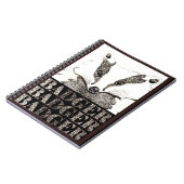 アナグマのアナグマのアナグマのノート(a287) ノートブック (左側)