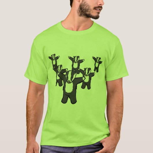 アナグマのアナグマのアナグマ Tシャツ (正面)