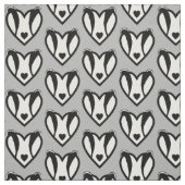 アナグマのハート ファブリック (見本)