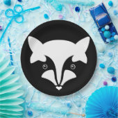 アナグマのペーパー鉄板工 ペーパープレート (パーティー)