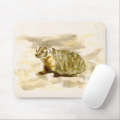 アナグマのマウスパッド マウスパッド (マウス)