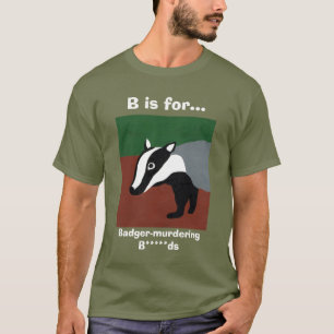アナグマの傷もののTシャツ Tシャツ