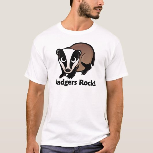 アナグマの石! Tシャツ (正面)