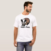 アナグマの石! Tシャツ (正面フル)