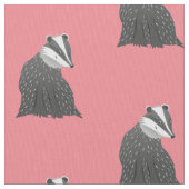 アナグマの赤 ファブリック (クローズアップ)