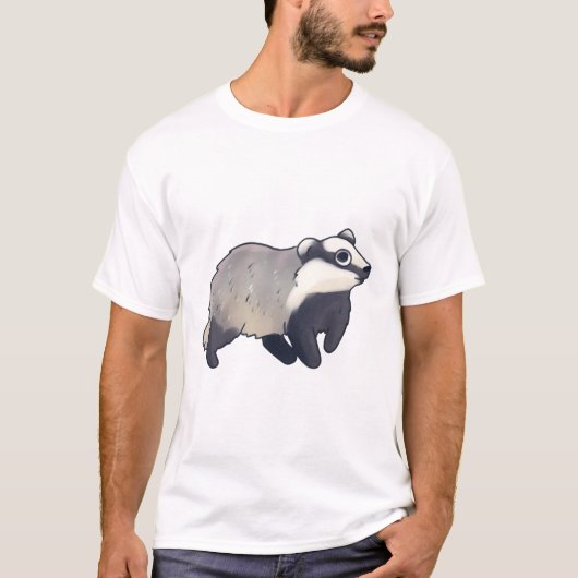 アナグマの魔法 Tシャツ (正面)