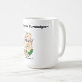 アナグマを悩ませないで！マグ コーヒーマグカップ (正面右)